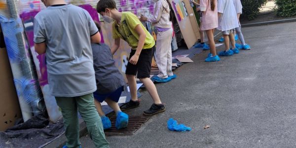 Graffiti Projekt der Vierties